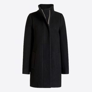 Jcrew Black city coat 0P Brand new with tag